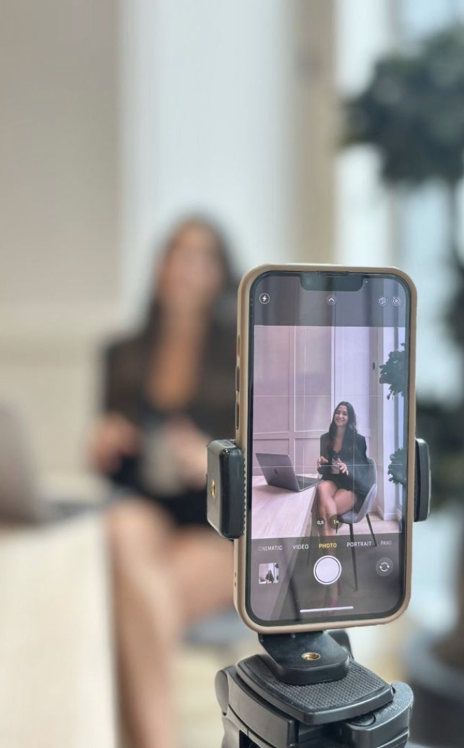 Behind the Scenes beim Shooting